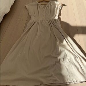 Warm White A Dress Japanese Brand